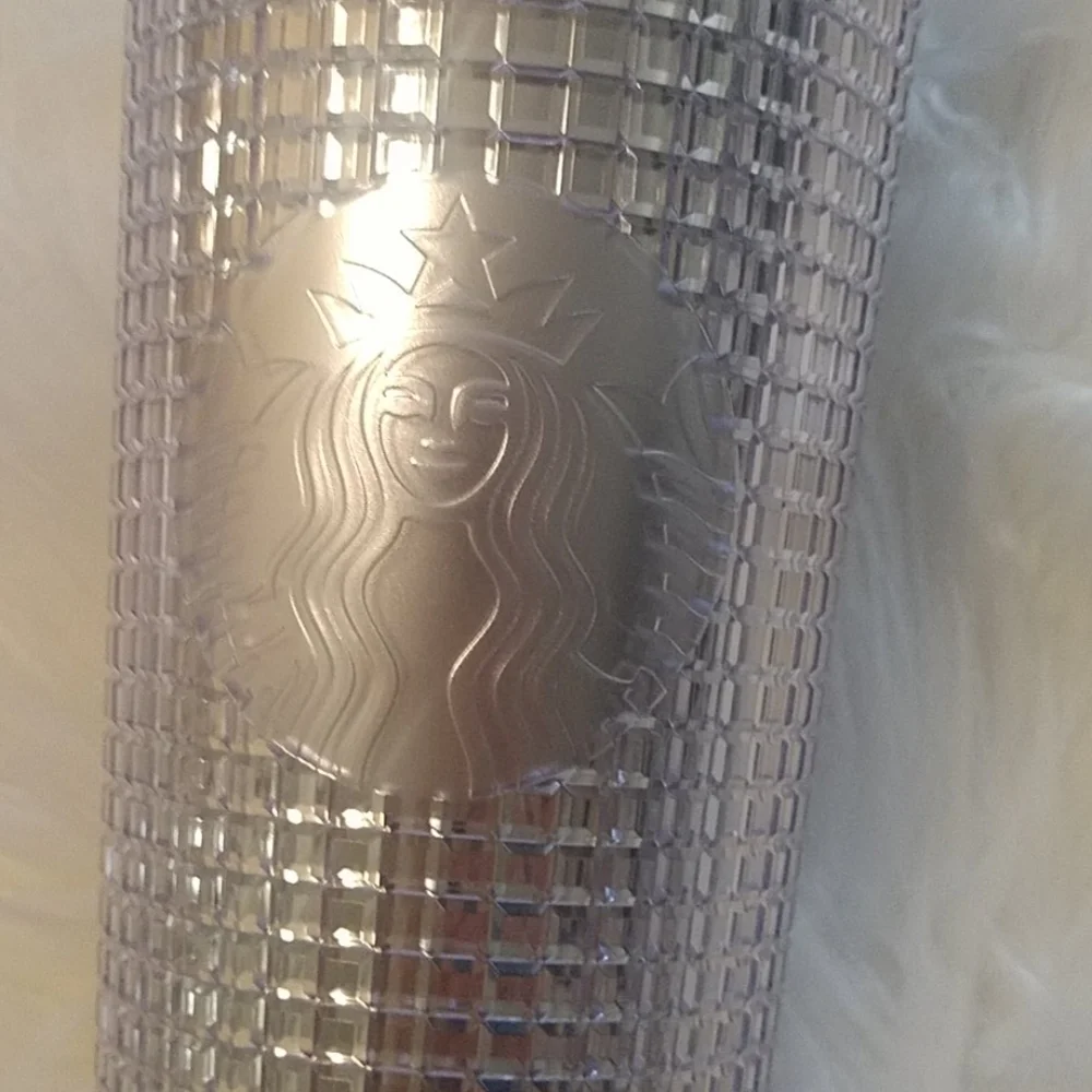 Starbucks 2020 Holiday Silver Disco Tumbler